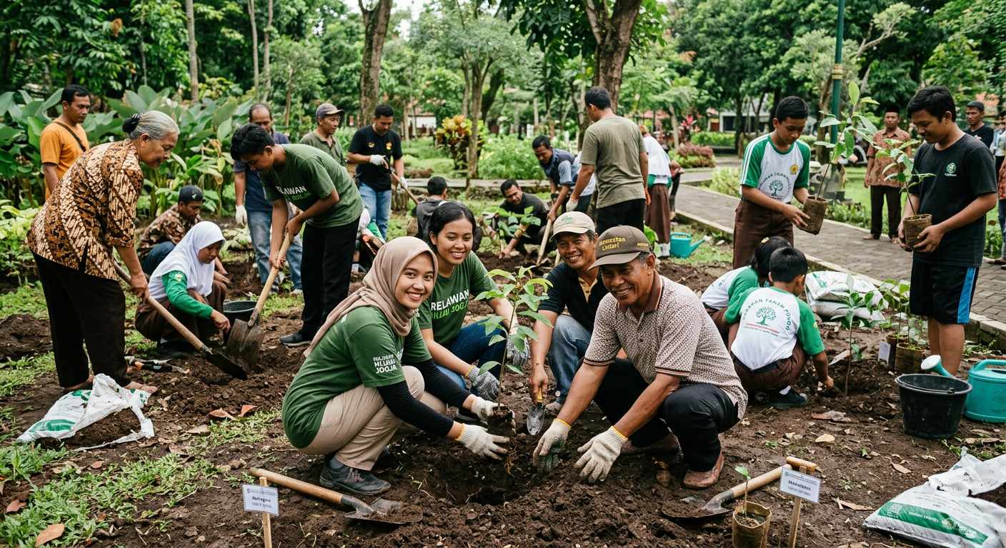 Penanaman Pohon Bersama Komunitas LIVESGP DENPASAR Hijau